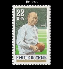 USA5 #2376 MNH Knute Rockne