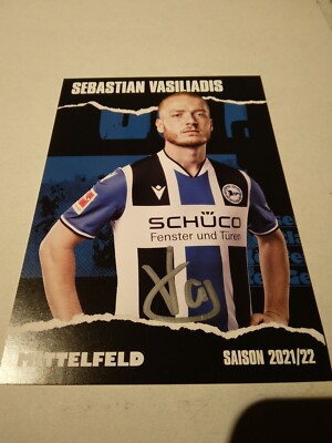 Signierte AK Sebastian Vasiliadis Arminia Bielefeld NEU 