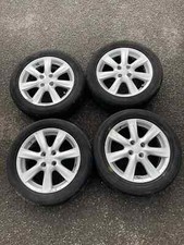 HONDA INSIGHT 2009-2014 ALLOY WHEEL 7 SPOKE SILVER WITH TYRE 195/55 R16 GENUINE