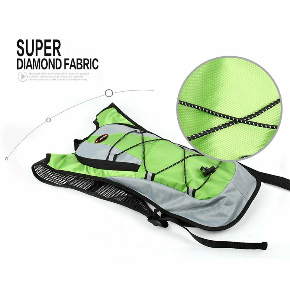 5L Bike Bicycle Hydration Pack Backpack + 2L TPU Water Bag Camelbak Cycle Hiking - image 3 of 4