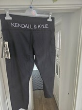 kendall and kylie womens brand new gym leggings Black xl