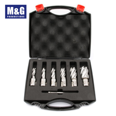 7 pcs HSS Annular Cutter Set, Rotabroach DrillBits Cutting depth 30mm/50mm