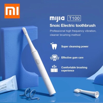 Xiaomi Mijia T100 Sonic Electric Toothbrush USB Rechargeable IPX7 Waterproof