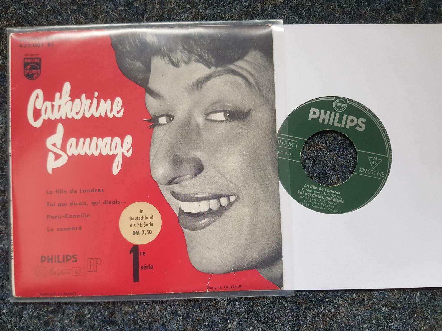 7"" EP Single Vinyl Catherine Sauvage - La fille de Londres GERMANY