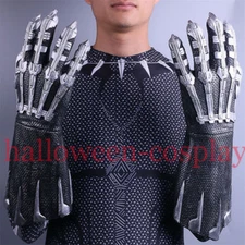 2018 New Black Panther Claws Gloves Cosplay Superhero Halloween Gloves Mask New