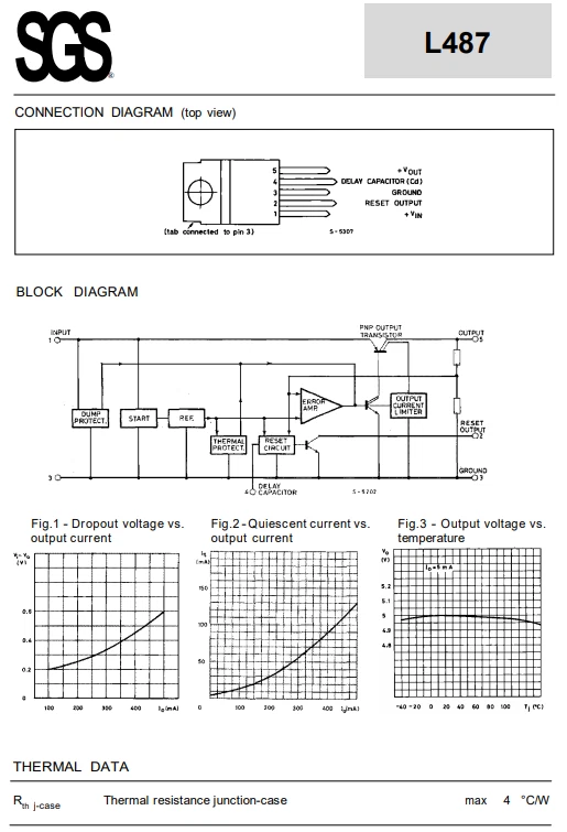 Lot of 8 - SGS L487 Precision Voltage Reg. 5V. Improved Alternate for many 5VRs - Image 4 of 4