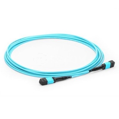 12 fiber MPO cable, MPO/F to MPO/F, OM3 50/125,Type B , MPO Fiber Cable,30M-8965