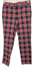 Old Navy Pants 8 Pixie Plaid High Rise Secret Slim Pockets Stretch Skinny Ankle