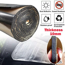 10mm Sound Deadener Car Heat Shield Insulation Noise Deadening Material Mat 2M