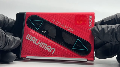 Near Mint] Sony Walkman WM-101 Stereo Cassette Player Red From