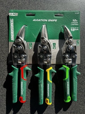 Masterforce 3 Piece 10  Aviation Tin Snips