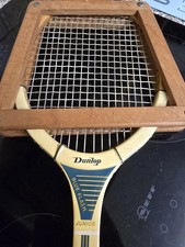 Dunlop Blue Flash Vintage Tennis Racket with a Dunlop Press