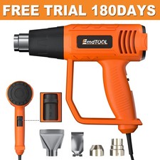 2000W Electric Hot Air Heat Guns Variable Temperature Paint Stripper + 4 Nozzles