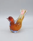 Vintage Murano Pustetto & Zanetti 1958 World Fair Sommerso Bird UV