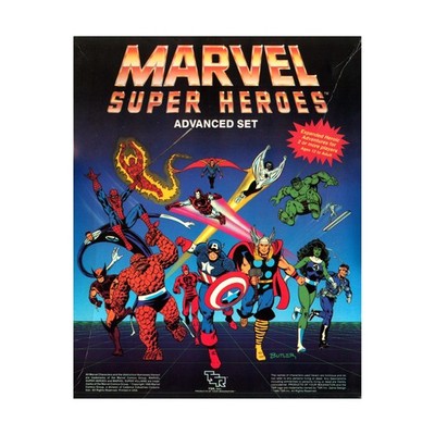 TSR Marvel Super Heroes Marvel Super Heroes - Advanced Set (1st) VG+/NM