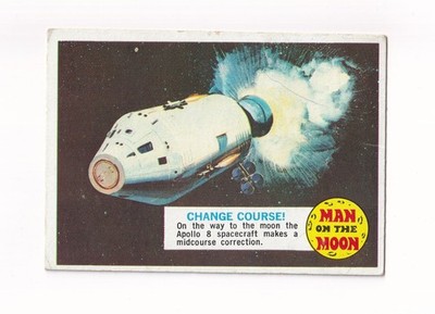 1969 Topps Man on the Moon #50b Change Course