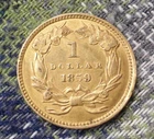 1859-P Gold Dollar — photo from another recent sale