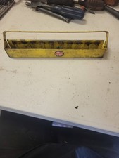 Vintage Mac Tools Yellow Metal Hanging Tool Tray Side Organizer Xt 23 Y Usa