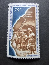 Stamp Senegal Explorer L&eacute;opold Panet N&deg;317 New ** Luxury MNH 1969