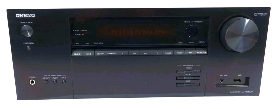 Onkyo TX-NR6100 7.2 Channel THX Certified Network AV Receiver- Free shipping - Image 2 of 4