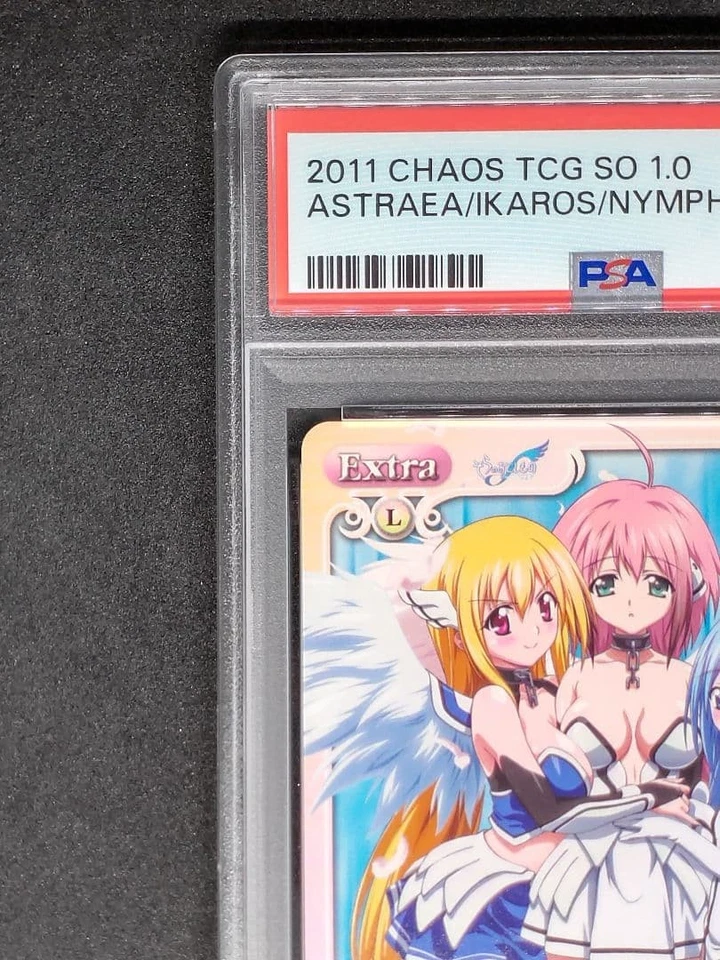 PSA10 Chaos TCG Sora no Otoshimono Astraea Ikaros Nymph SO 1.0 #027 Japón Foto 3 de 4
