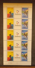 FEUILLE COMPLETE ANDORRE 1994 PECHE MONTAGNE TOURISME NEUF LUXE