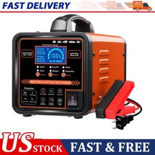 Heavy Duty Car Battery Charger 12V/24V Smart Automatic Intelligent Pulse Repair/