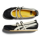 New Patou x Onitsuka Tiger Mexico 66 TGRS black cream ballet flats 118A2678-001