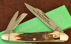 HEN & ROOSTER BERTRAM CUTLERY SOLINGEN GERMANY GENUINE STAG WHITTLER KNIFE 27797
