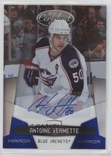 2010-11 Certified Mirror Blue Signatures 35/50 Antoine Vermette #45 Auto 2d8