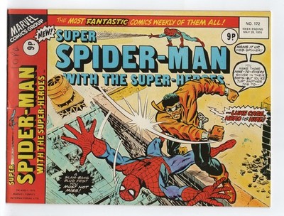 1973 MARVEL AMAZING SPIDER-MAN #123 & IRON MAN #13 GWEN STACY FUNERAL RARE UK