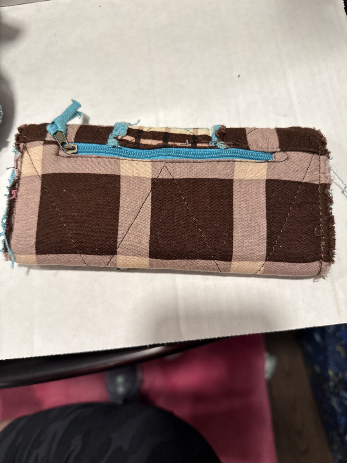 Quilted , Patchwork  Backpack With Matching Walle… - image 10