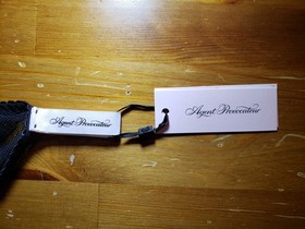 Agent Provocateur Leni Black Lace Ouvert size 3 & Paris Hilton Poster Set