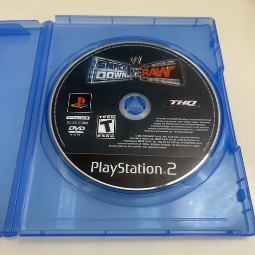 WWE SmackDown vs. Raw (Sony PlayStation 2, PS2, 2004) - Disc Only Fast Shipping
