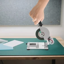 4" Mini Table Saw Chop Saw Soft Metal Wood Plastic Cutting Machine 0-45