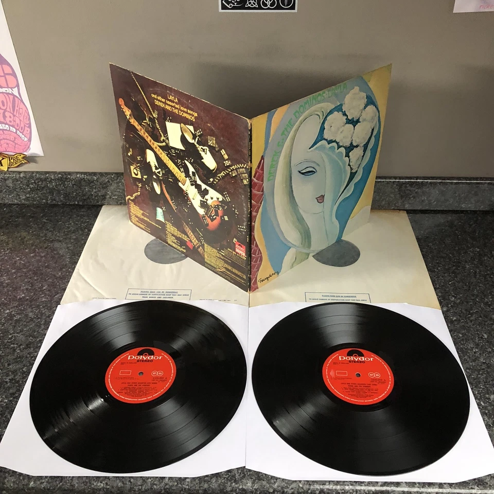 DOUBLE LP VINYL DEREK & THE DOMINOS LAYLA UK 1ST PRESS ERIC CLAPTON EX/EX+ - Image 3 of 4