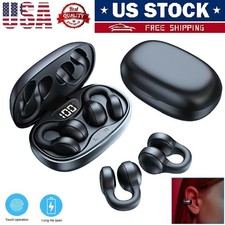 TWS Wireless Bone Conduction Headphones Sport Bluetooth Earphones Waterproof USA
