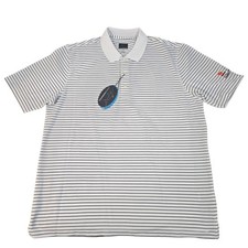 NWT Greg Norman Polo Golf Shirt Black White S...