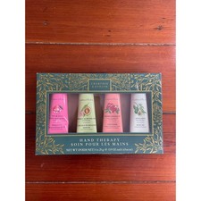 Crabtree Evelyn Hand Therapy 4 Piece Gift Set New In Box Hand Cream