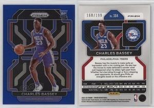 2021-22 Panini Prizm Blue Prizm /199 Charles Bassey #304 Rookie RC