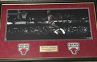 Michael Jordan Signed Dunk Contest Autographed Framed 23x36 Upper Deck COA