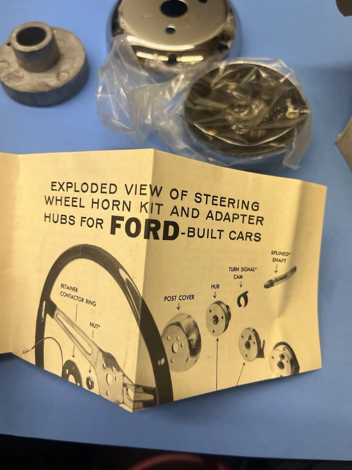 Комплект адаптеров рулевого колеса Grant 1957 FORD NOS 3293 подходит для 1957 Fairlanes + универсалы - Изображение 3 из 4