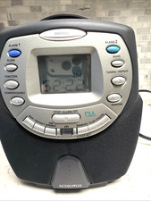 Audiovox CD1167 CD Player Alarm Clock Radio-CD Wake Up - TESTED -