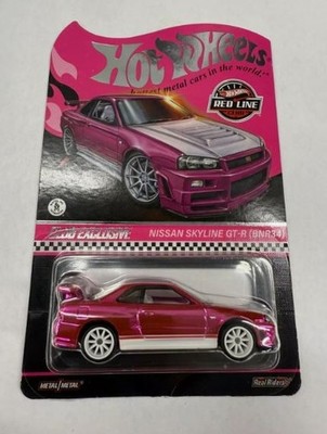 Hotwheels, Nissan Skyline GT-R34, Pink party car, Convention, RLC