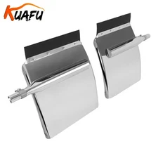 Pair 24" x 27" Stainless Quarter Fender For Freightliner /Kenworth /Peterbilt