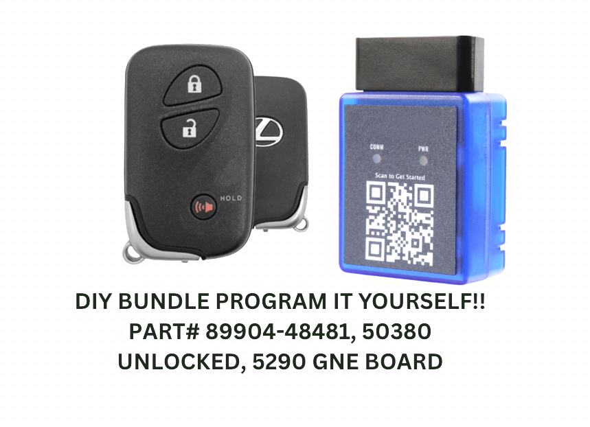 DIY KIT  FOR OEM LEXUS HYBRID CT200H RX350 RX450h SMART KEY 89904-48481, 50380