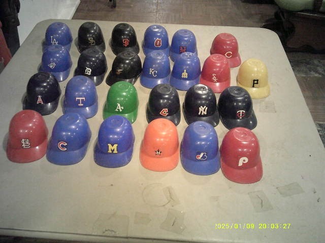 Vintage MLB Ice Cream Sundae Caps Hat Helmets lot Pre Owned