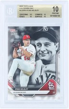 Ryan Helsley St. Louis Cardinals 2025 Topps Lou Gehrig Day #LGD-RH BGS 10 Card