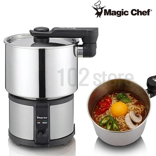 Magic Chef MEK-1300S Electric Multi Mini Cooker 1.3L Compact Travel 110V-240V - Image 2 of 4