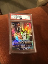 2021-22 DONRUSS OPTIC GIANNIS ANTETOKOUNMPO AIR DEFENSE HOLO #3 PSA 9 MINT